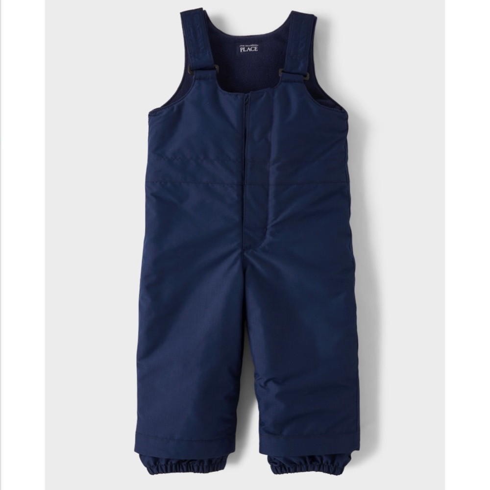The Children's Place Navy Blue Snow Overalls